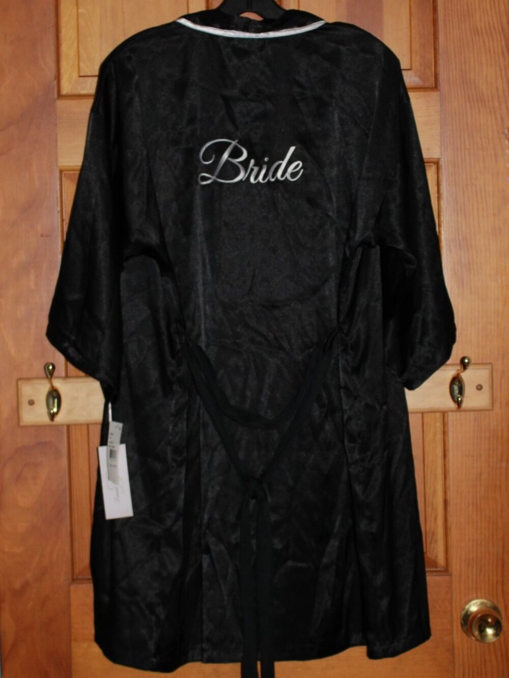 Linea Donatella "Bride" Satin Robe - Picture 1 of 6